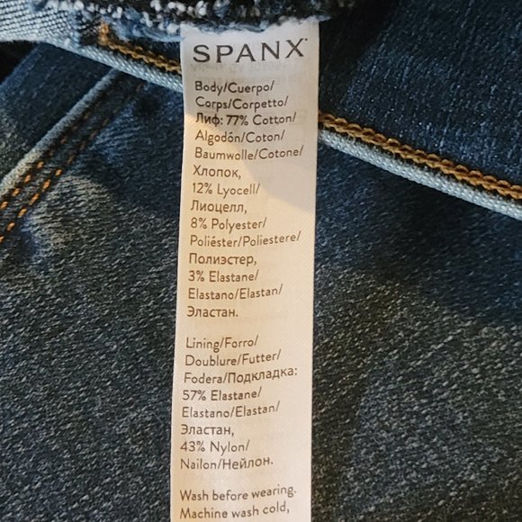 NWT Spanx Distressed Ankle Skinny Jeans - Picture 11 of 12